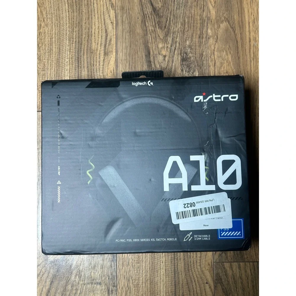 Logitech G Astro A10 Gen 2 Wired Gaming Headset Black Lime PC PS5‎ Xbox Switch